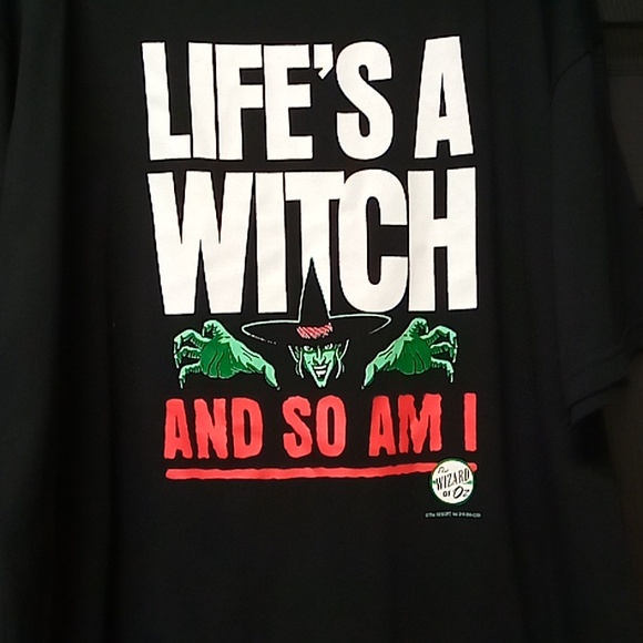 "Life's a Witch" black tshirt - Picture 2 of 7